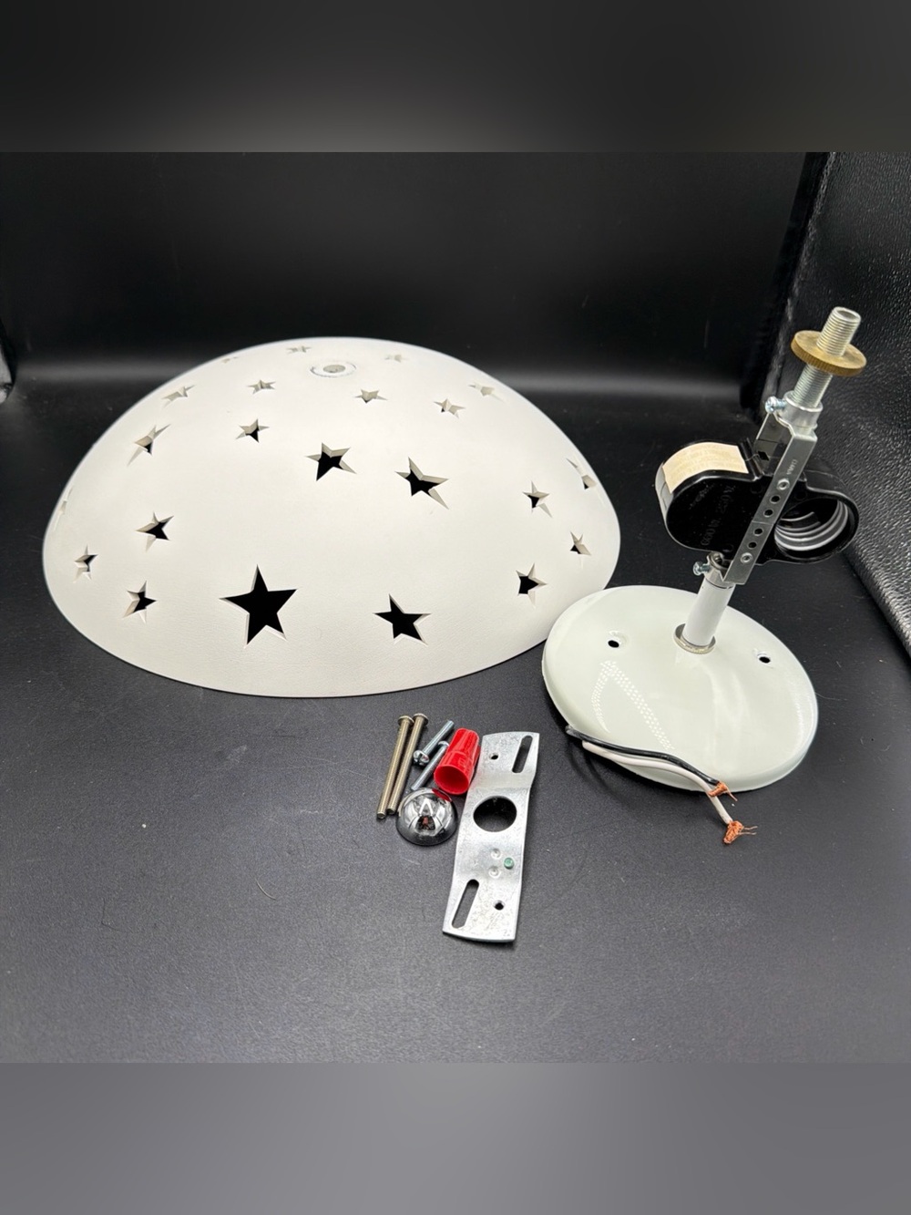 Star Ceramic Cutout Ceiling Light - Flush/Mount Ceiling Light